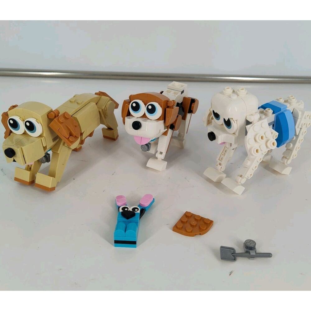 LEGO Creator 3-in-1 Adorable Dogs 31137 Used Put Together